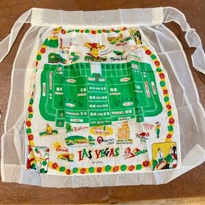 Las Vegas Souvenir Vintage Antique 60’s hostess apron!!!!